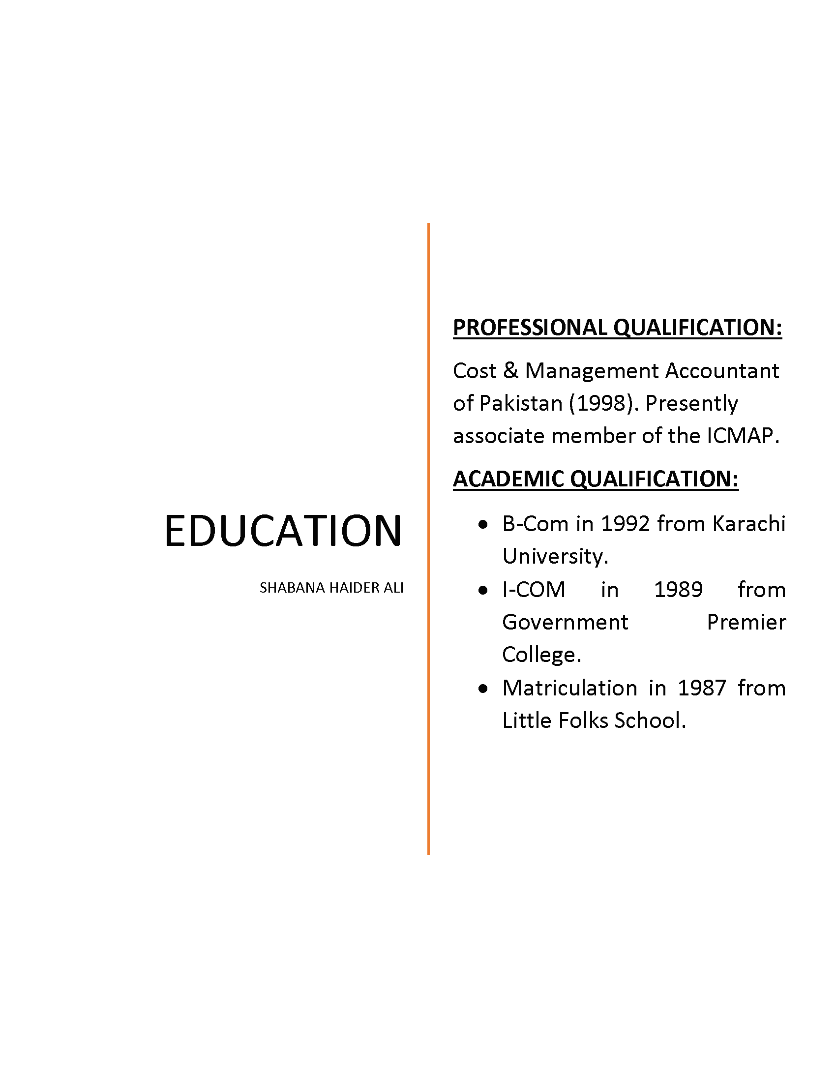 education
